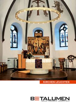 Cover Katalog Kirchenleuchten von BETALUMEN